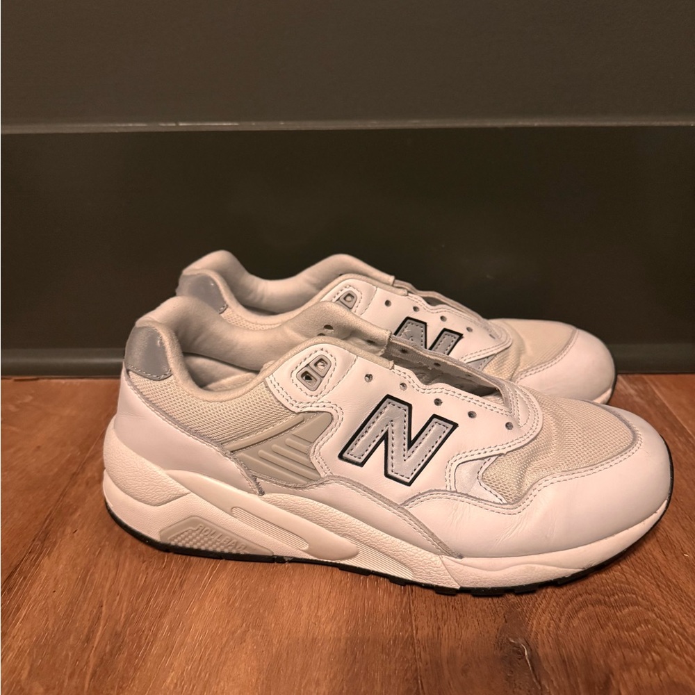 New Balance White and Gray Athletic Shoes